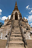 Ayutthaya, Thailand. Wat Phra Si Sanphet, one of the three chedi the only survivors of the Burmese sack of 1767. 